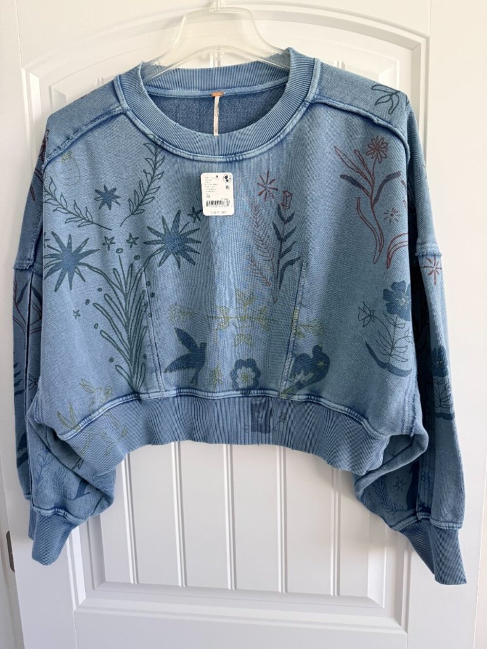Brand New Free People Gaia Sweatshirt - Size XS - NWT - Picture 4 of 10